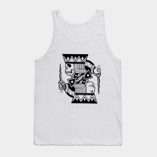 Skeleton Jack Tattoo Ink Sketch Tank Top